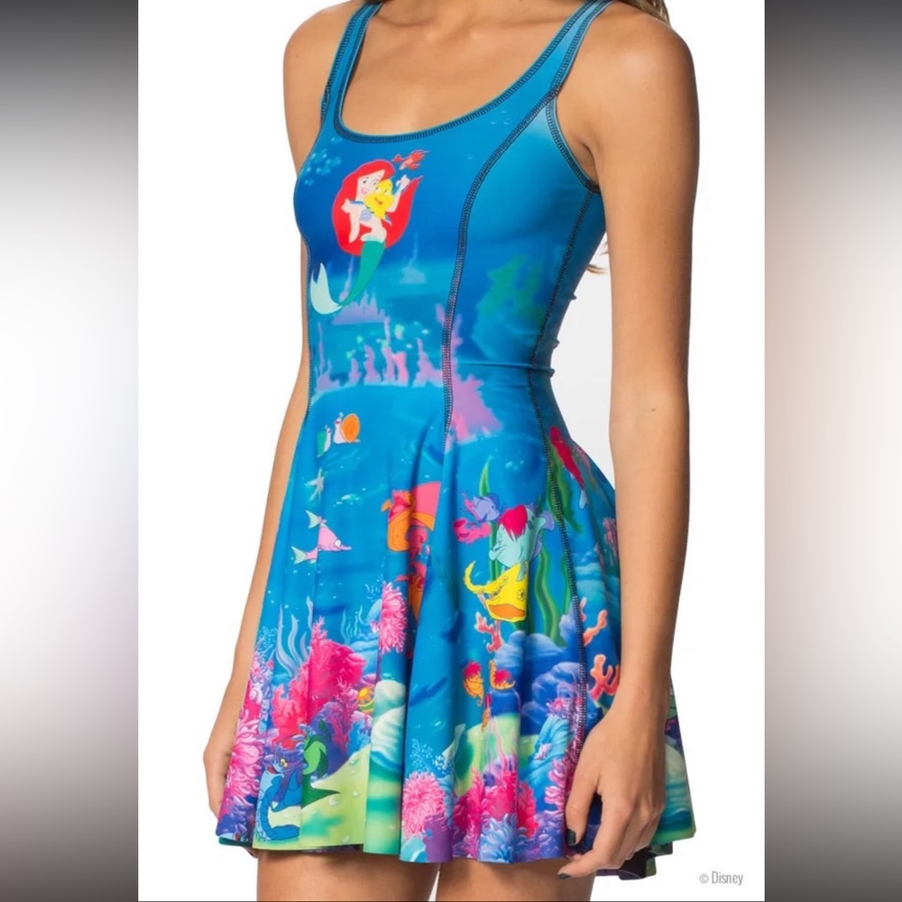 *SOLD OUT* BlackMilk Little Mermaid Collection Ariel Vs. Ursula Inside Out Dress